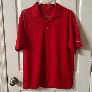 Nike Golf Red Polo Men’s Medium
